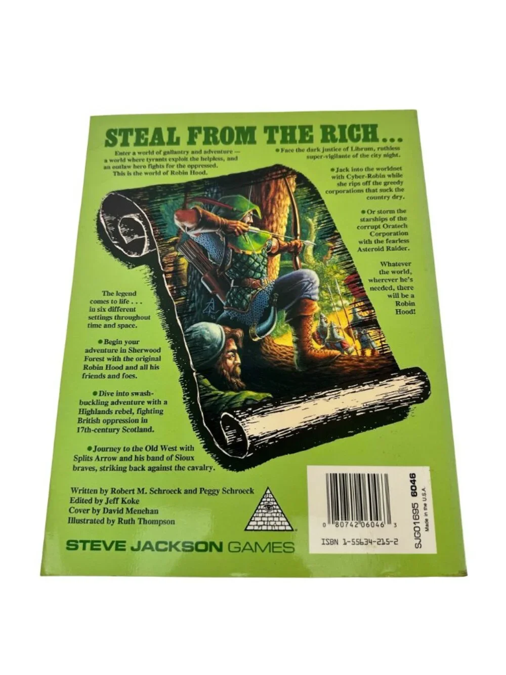 GURPS Robin Hood Steve Jackson Games